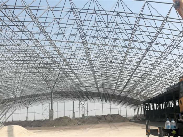 呼和浩特钢厂料仓网架工程